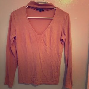 V neck Top with choker